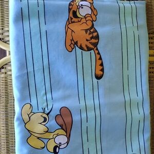 Vintage 1978 Garfield And Odie Twin Sheet